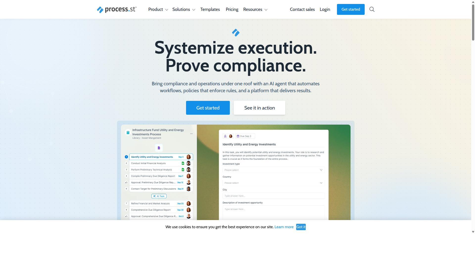 Process Street for Incident Management website
